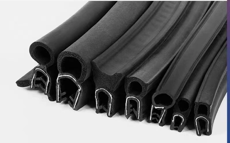 Car Door Window Rubber Composite Seal Strip U Shape EPDM Rubber Sealing Strip