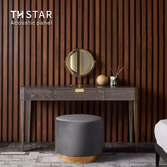 벽 및 천장 흡음 인테리어용 육각형 패턴 패브릭 포장 음향 패널